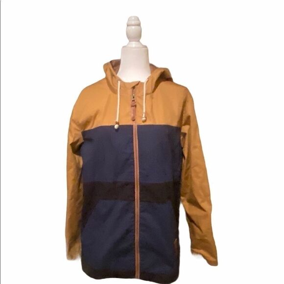 Rusty Color Block Lined Jacket Size Small - Picture 3 of 14